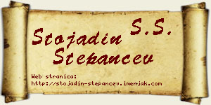 Stojadin Stepančev vizit kartica